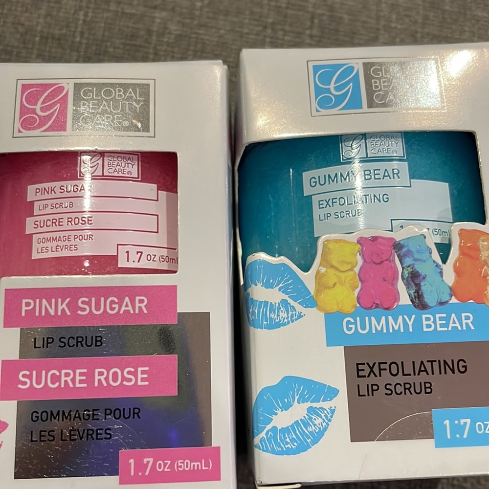 COPY - Pink Sugar & Gummy Bear lip SCRUB w/ application wand Global Beauty Care